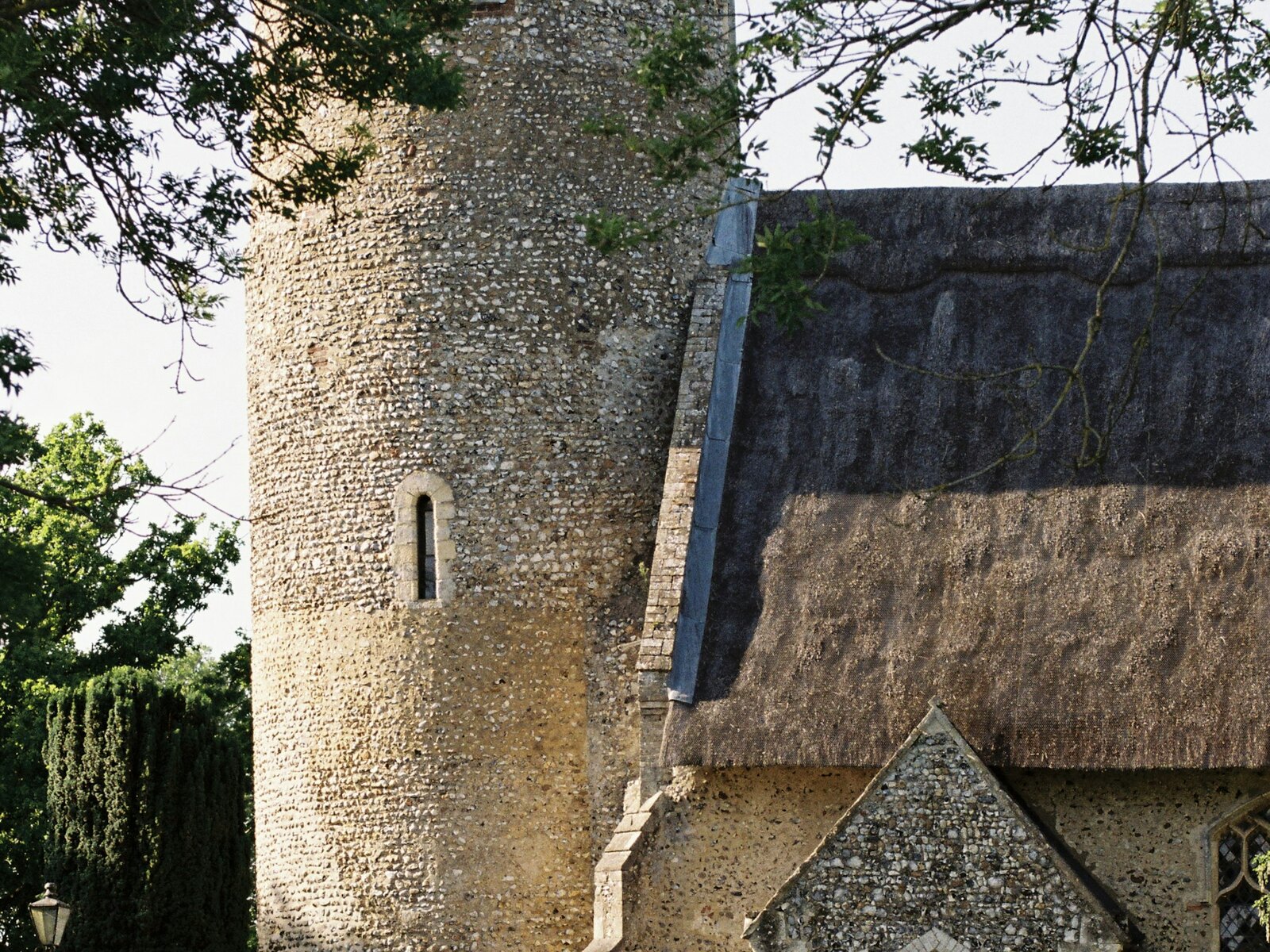 The stone exterior of St Martins Parish Church